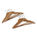 Natura 8-Piece Wooden Hanger Set 44.1.2Cm - Natural Pan Home