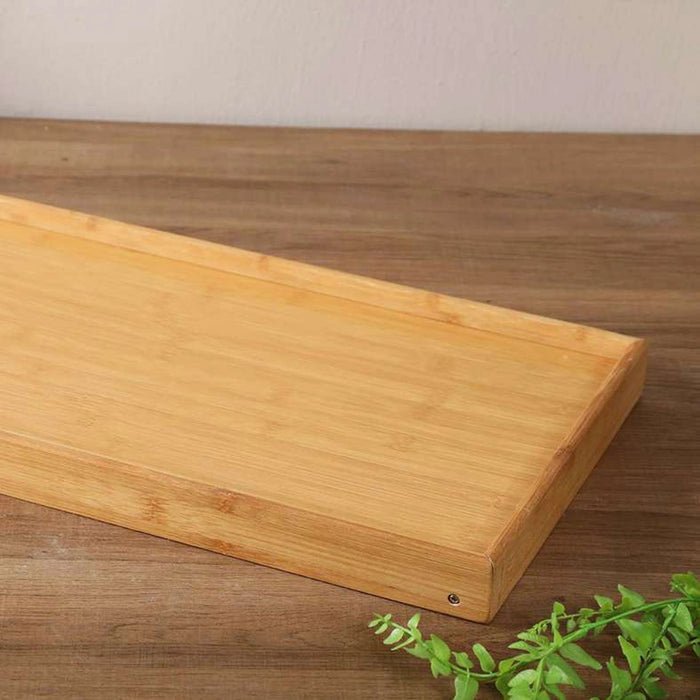 Bamboo Bed Breakfast Serving Tray Foldable Legs - Natural Pan Home
