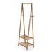 Natura Bamboo Cloth Rack With 2-Tier Storage Shelves 45X35.5X149Cm - Natural Pan Home