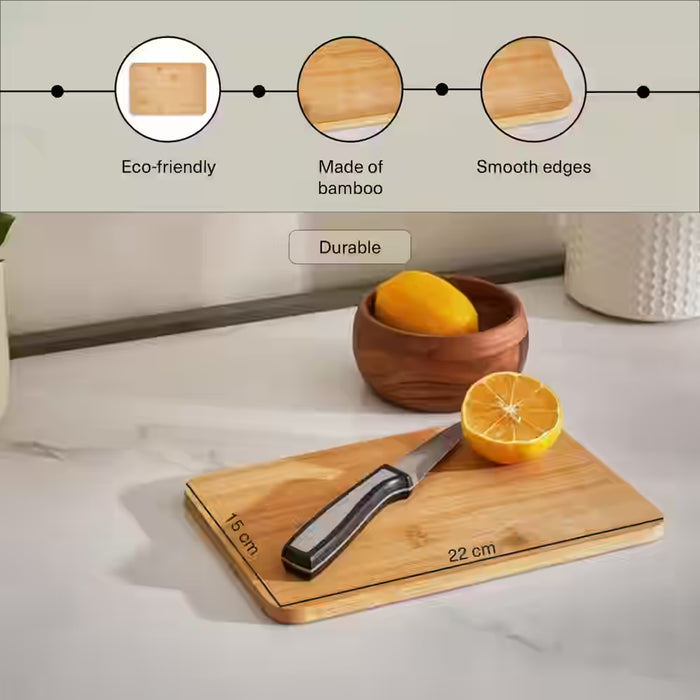 Natura Bamboo Cutting Board 22X15X1Cm - Natural