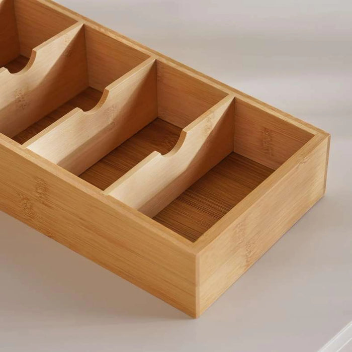 Natura Bamboo Drawer Organizer 30X15X7Cm -Natural