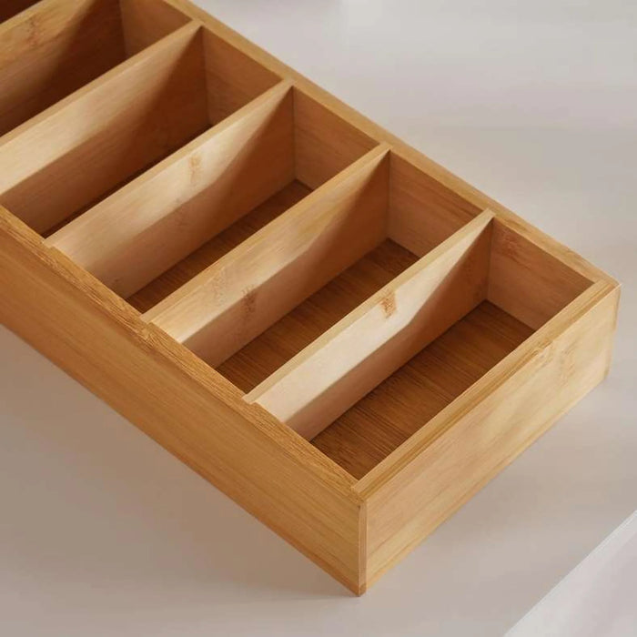Natura Bamboo Drawer Organizer 35X15X7Cm -Natural