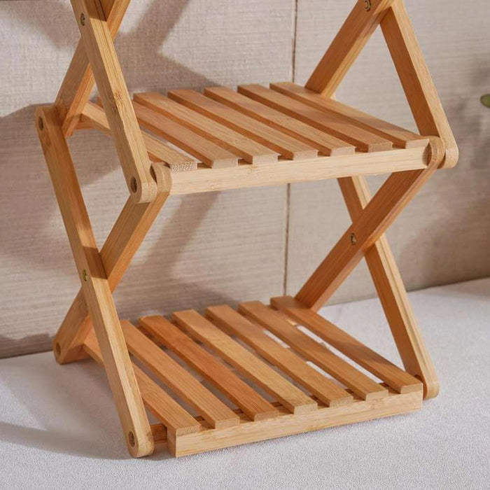 Natura Bamboo Foldable Rack 21.5Cm - Natural Pan Home