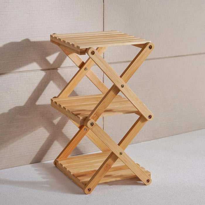 Natura Bamboo Foldable Rack 21.5Cm - Natural Pan Home