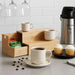 Natura Bamboo Mug Stand With Tea Bag Coffee Capsule Storage 15Cm - Natural Pan Home
