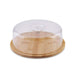 Natura Bamboo Round Cheese Dome 28X10Cm - Natural Pan Home