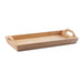 Bamboo Serving Tray 7Cm - Natural Pan Home