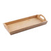 Bamboo Serving Tray 7Cm - Natural Pan Home