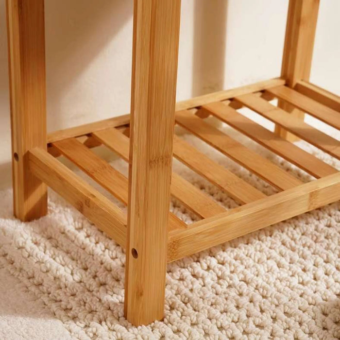 Natura Bamboo Stool 50X30X41Cm - Natural
