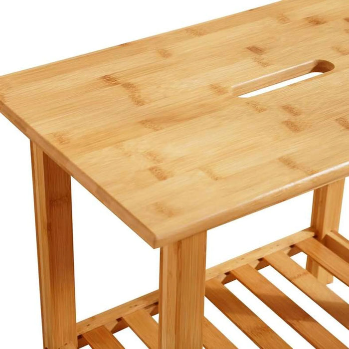 Natura Bamboo Stool 50X30X41Cm - Natural