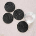 Natura Rattan 4-Piece Coaster Dia11X1Cm - Black Pan Home