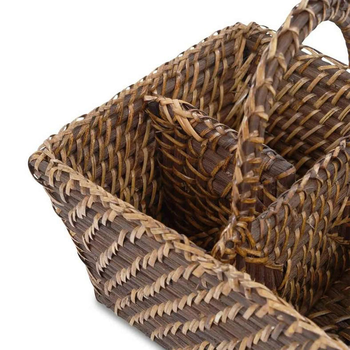 Natura Rattan Caddy 25X20X14Cm - Honey Brown