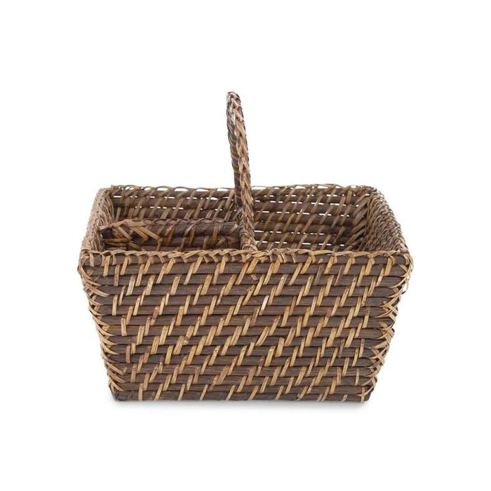 Natura Rattan Caddy 25X20X14Cm - Honey Brown