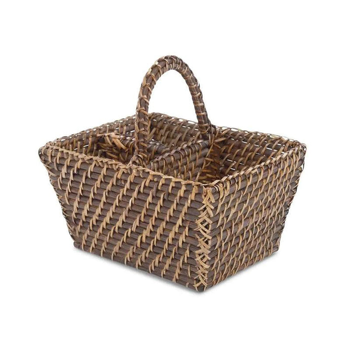 Natura Rattan Caddy 25X20X14Cm - Honey Brown