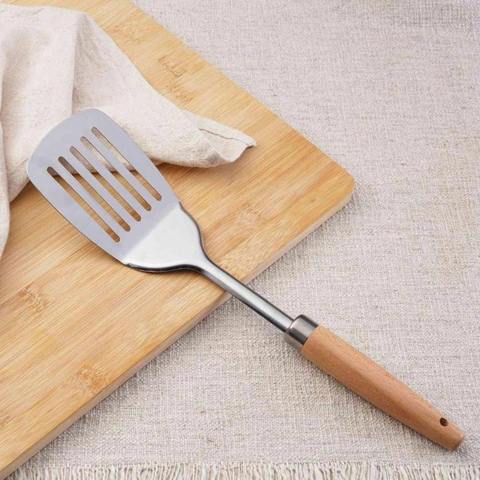 Natura Slotted Turner - Natural Pan Home