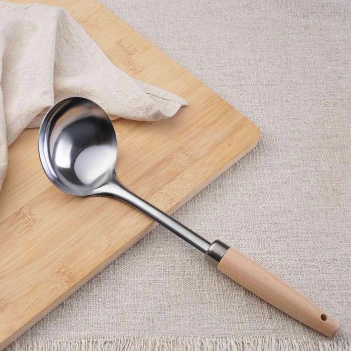 Natura Soup Ladle 31 - Natural Pan Home