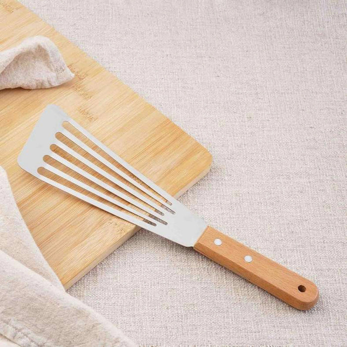 Natura Steak Slotted Turner - Natural Pan Home