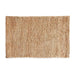 Natural Braid Handwoven Jute And Hemp Dhurrie 60X90Cm - Natural Pan Home