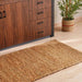 Natural Braided Jute And Hemp Hand Woven Dhurrie 90X150Cm - Natural Pan Home