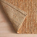 Natural Braided Jute And Hemp Hand Woven Dhurrie 90X150Cm - Natural Pan Home