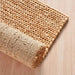 Natural Braided Jute And Hemp Hand Woven Dhurrie 90X150Cm - Natural Pan Home