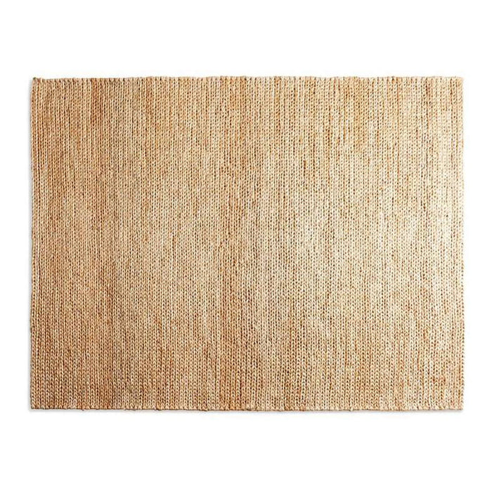 Natural Braided Jute And Hemp Hand Woven Rug 160X230Cm - Natural Pan Home