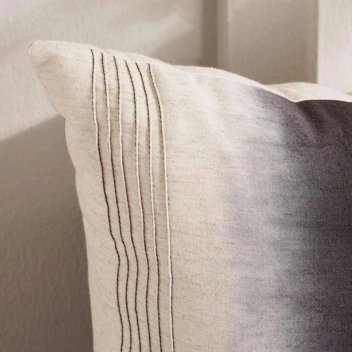 Navaho Ombre Down Alternative Filled Cushion 35X50Cm - Black Pan Home