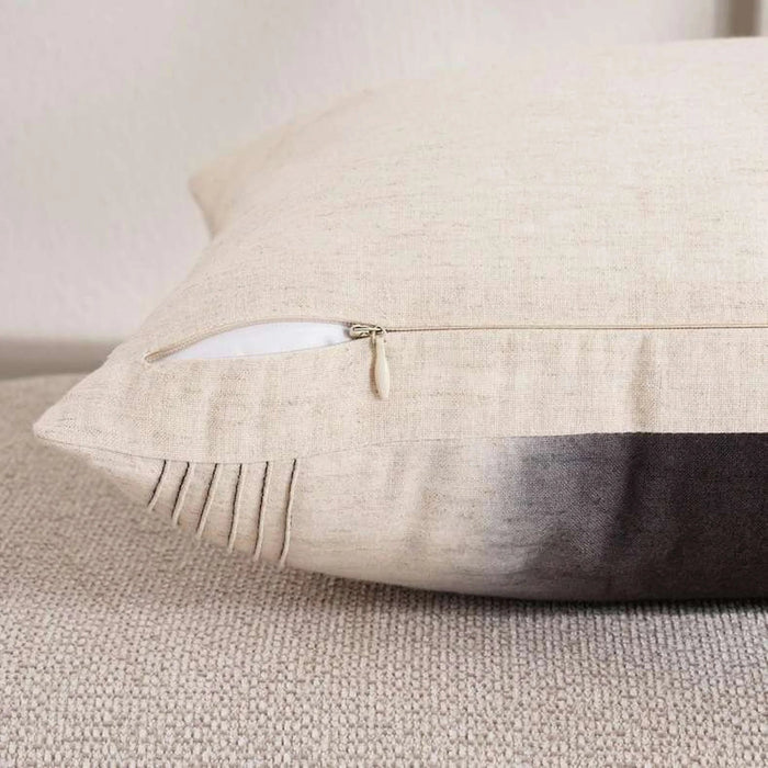 Navaho Ombre Down Alternative Filled Cushion 35X50Cm - Black Pan Home