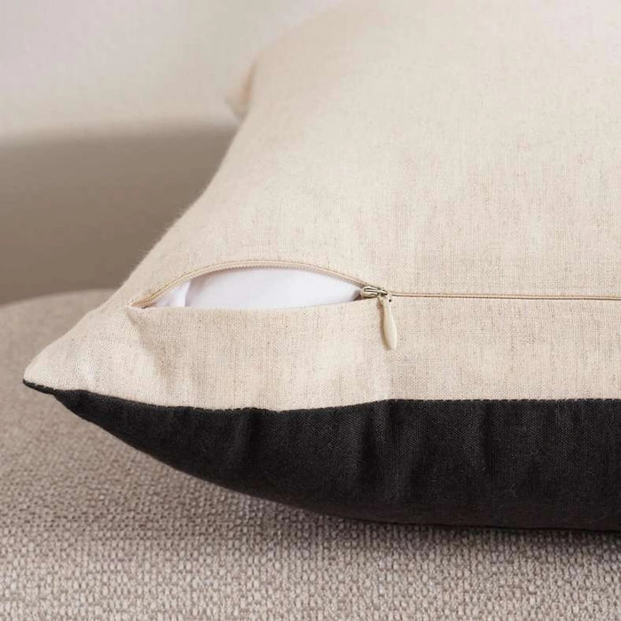 Navaho Ombre Down Alternative Filled Cushion 50X50Cm - Black Pan Home