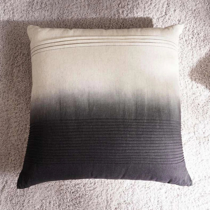 Navaho Ombre Down Alternative Filled Cushion 50X50Cm - Black Pan Home
