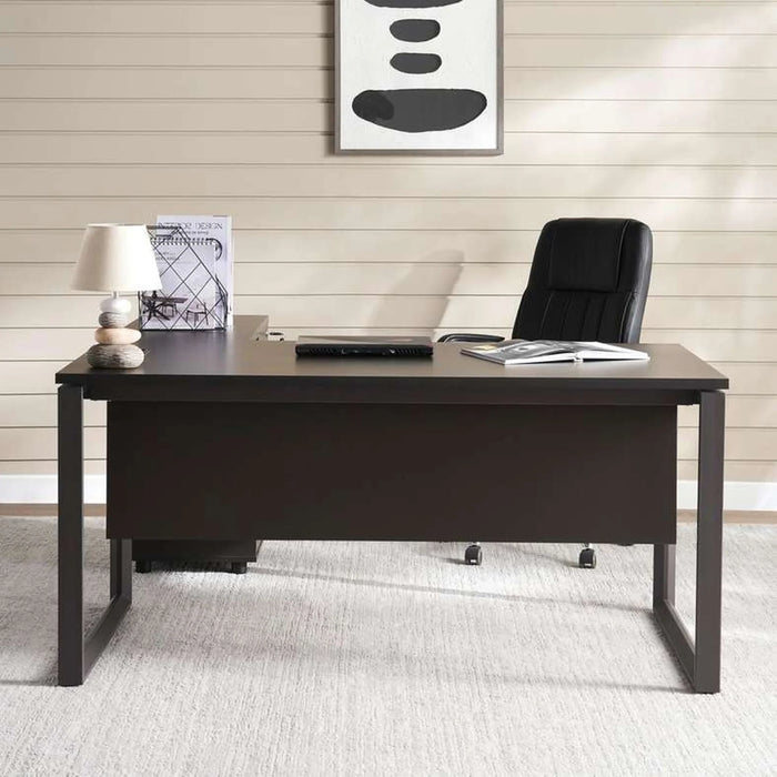 Navas Office Desk - 160Cm - Black