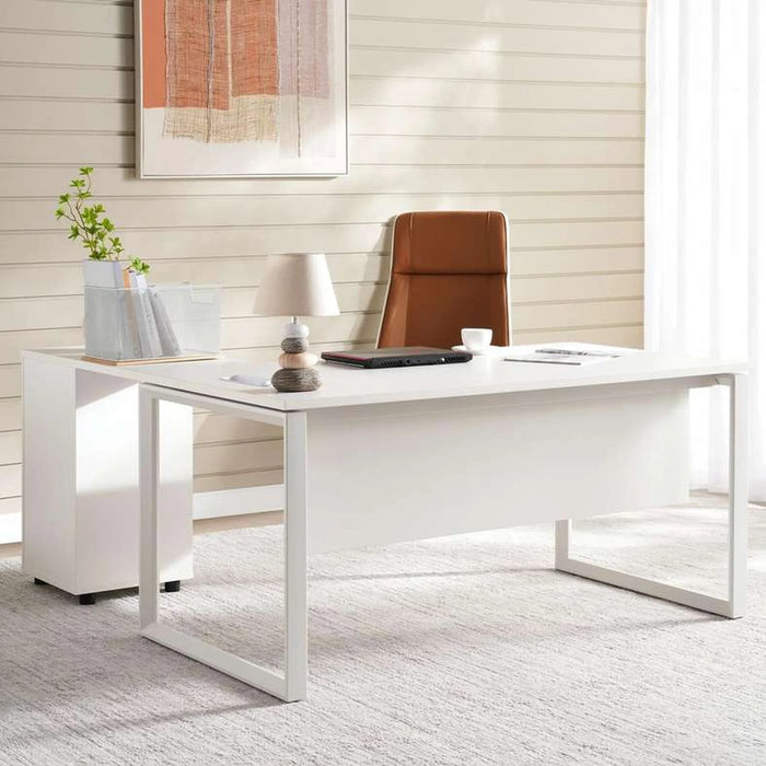 Navas Office Desk - 160Cm - White