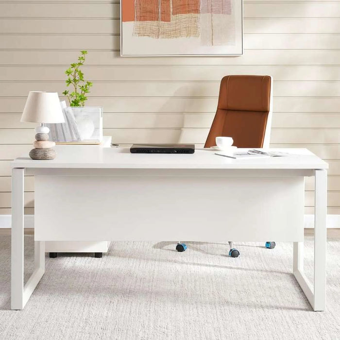 Navas Office Desk - 160Cm - White