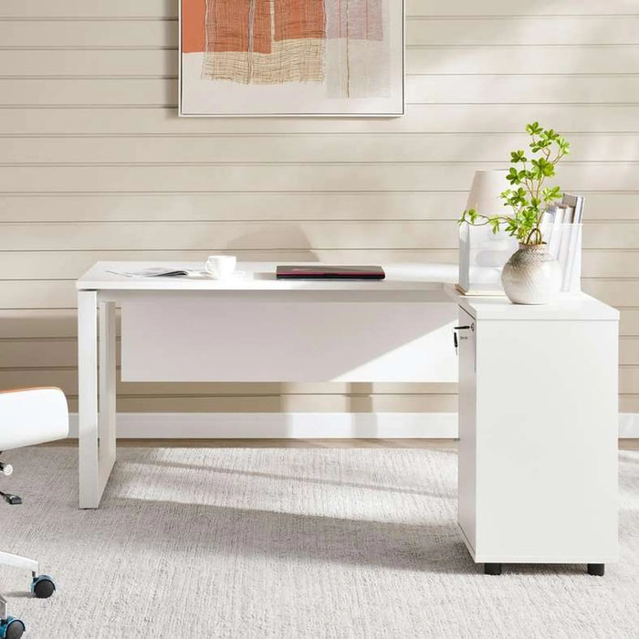 Navas Office Desk - 160Cm - White