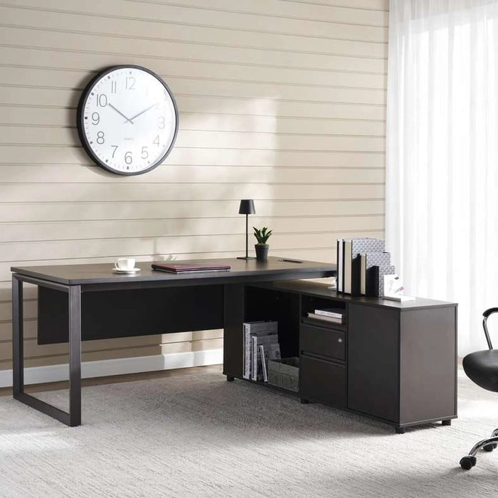 Navas Office Desk - 180Cm - Black