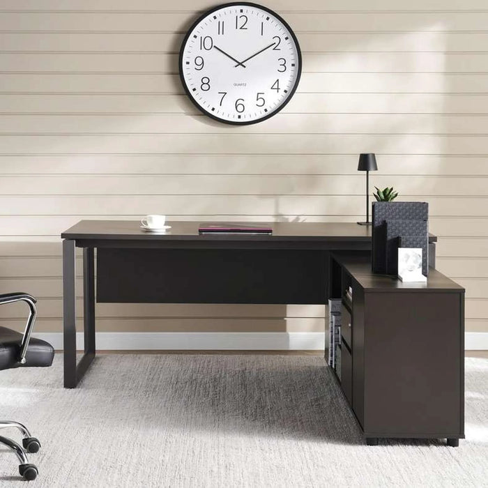 Navas Office Desk - 180Cm - Black