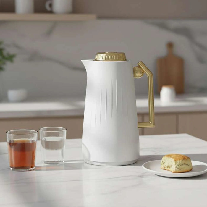 Nawal Vacuum Flask 1L -White