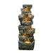 Nebraska Polyresin Fountain 55X41X147Cm- Grey Pan Home