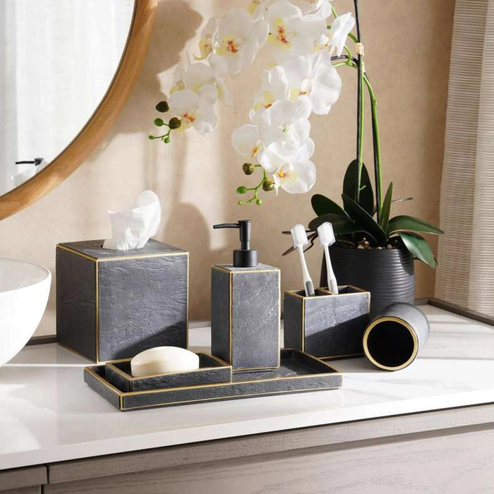 Nebula Toothbrush Holder -Black Pan Home