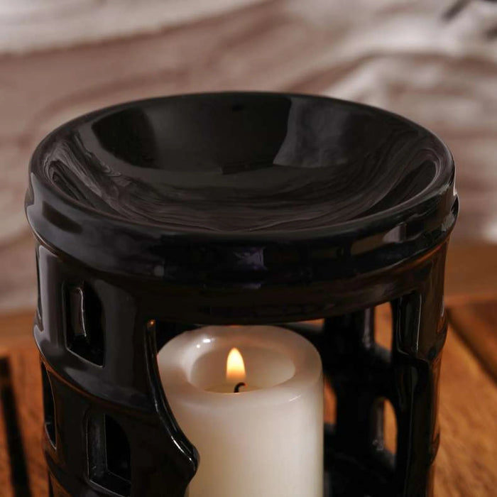 Nectar Ceramic Oil Burner 9X10Cm - Black