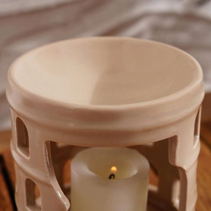 Nectar Ceramic Oil Burner 9X10Cm - Cream