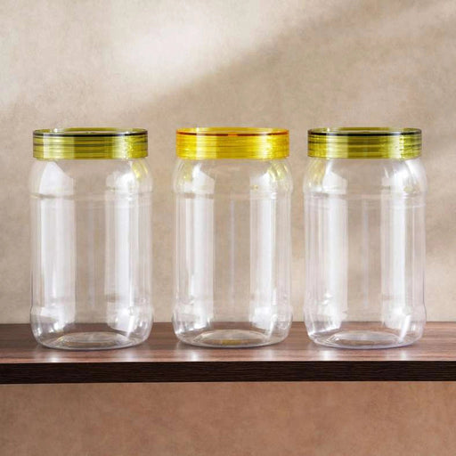 Nedda 3-Piece Storage Jar 1.5L - Clear Pan Home