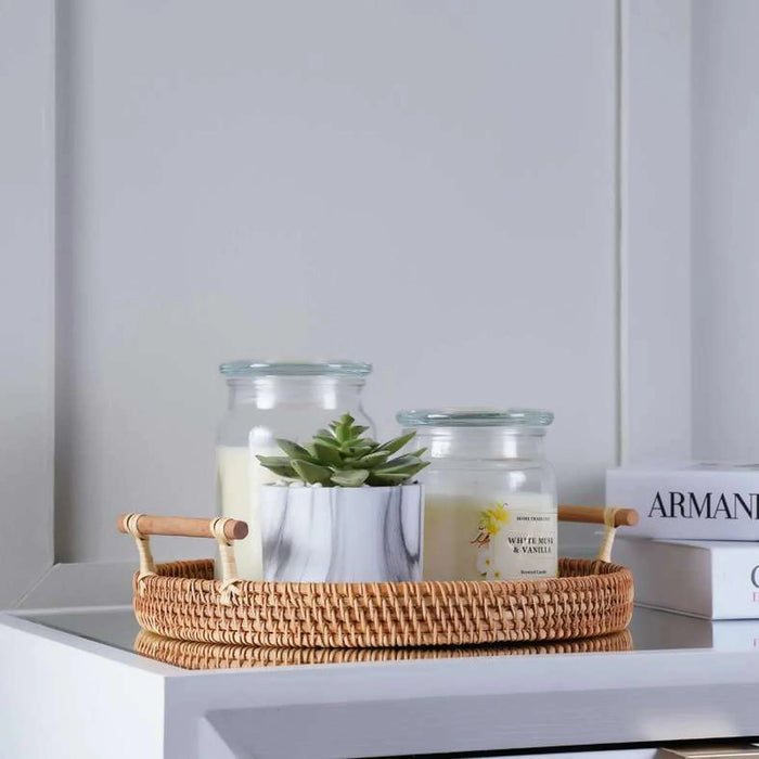 Negatta Tray 28X3.5Cm-Natural Pan Home