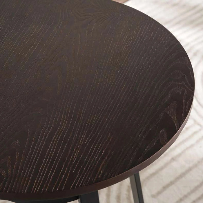 Neklan 2 Seater Bar Table Wood - Dark Brown