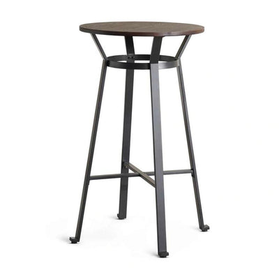 Neklan 2 Seater Bar Table Wood - Dark Brown