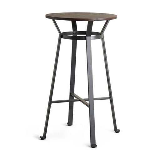 Neklan 2 Seater Bar Table Wood - Dark Brown Pan Home