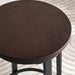 Neklan Bar Stool Wood - Dark Brown Pan Home