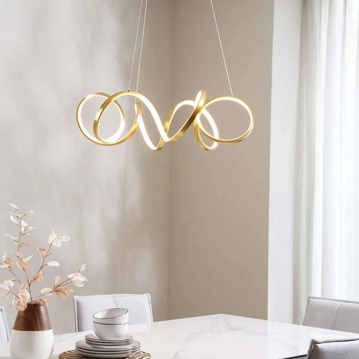 Neo Bright Led Pendant Lamp Dia 80Cm - Gold