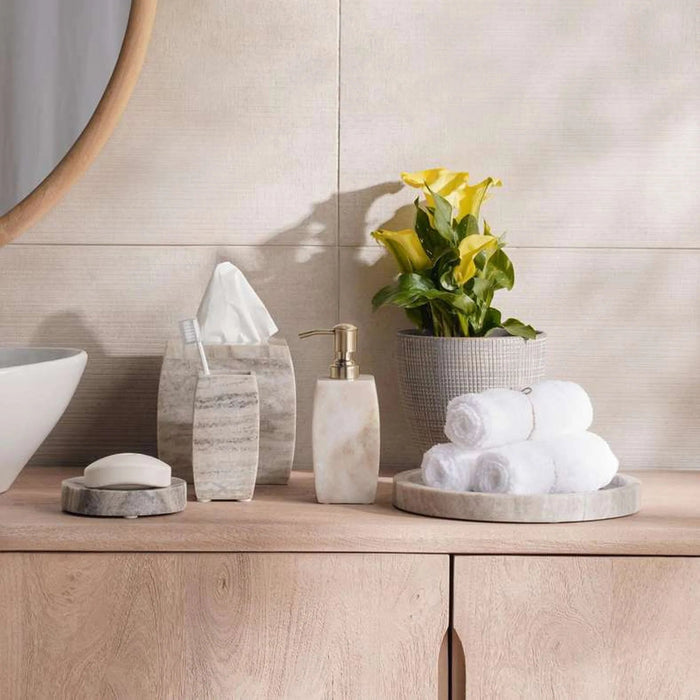 Neo Marble  Soap Dish 15X9X2.5Cm - Beige Pan Home