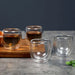 Neoflam Boro Double Wall S/4 Glass Clear 80Ml Pan Home
